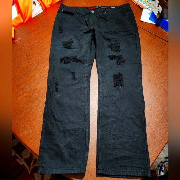 Switch Remarkable Black Distressed Jeans Pants 👖 - Picture 1 of 8